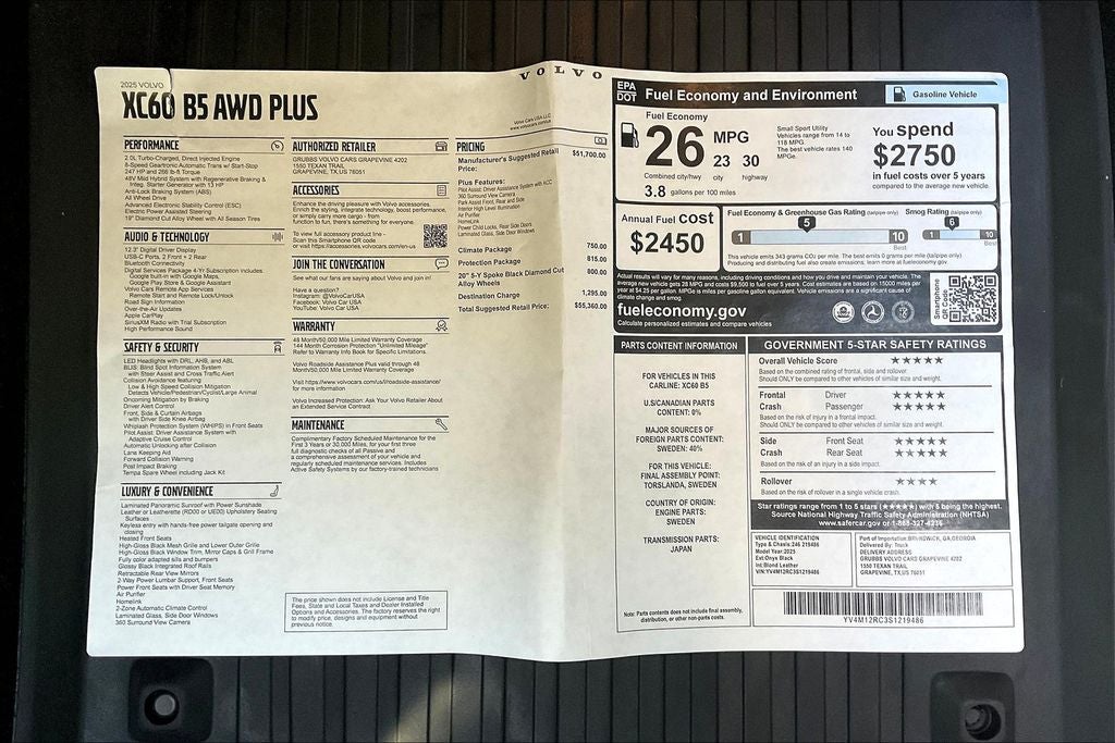 2025 Volvo XC60 B5 Plus