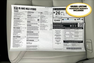 2026 Volvo XC60 B5 Ultra