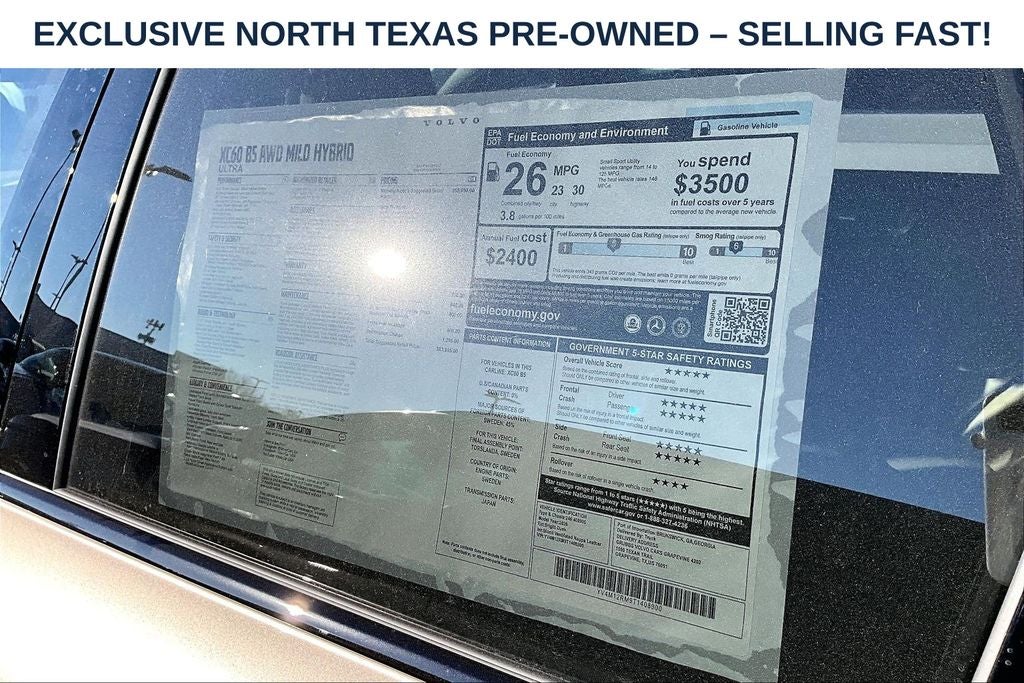 2026 Volvo XC60 B5 Ultra