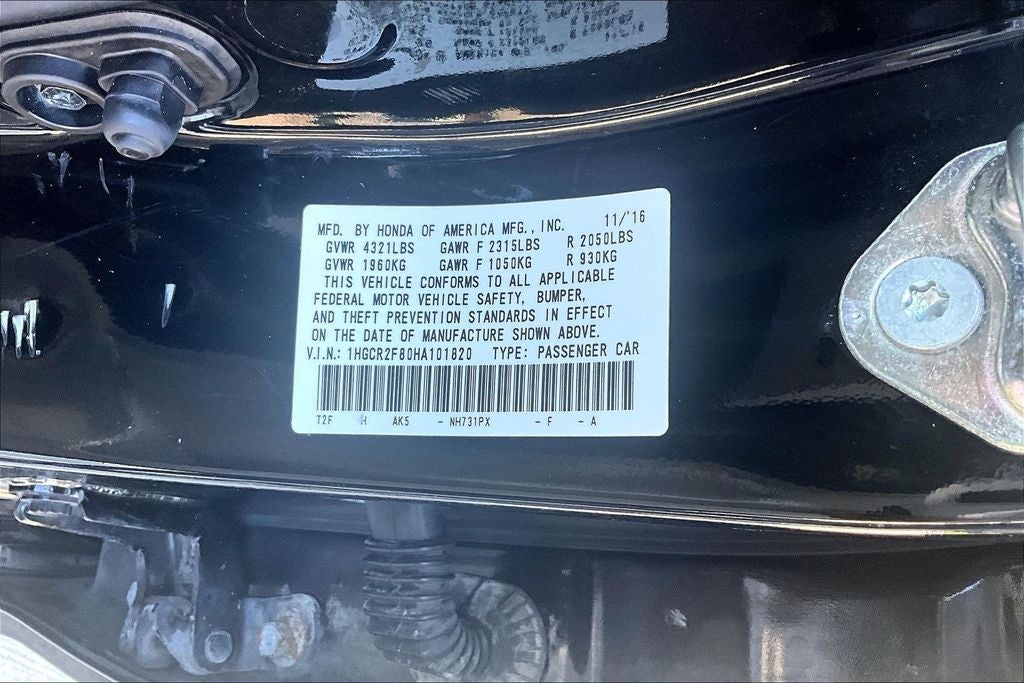 2017 Honda Accord EX-L