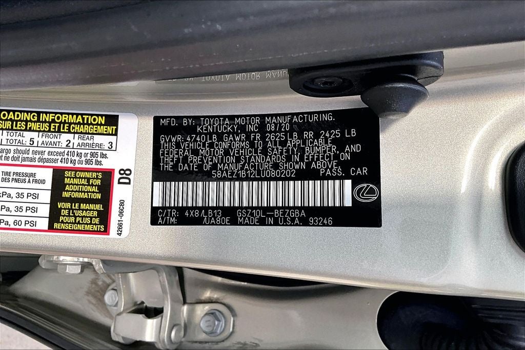 2020 Lexus ES 350 Luxury