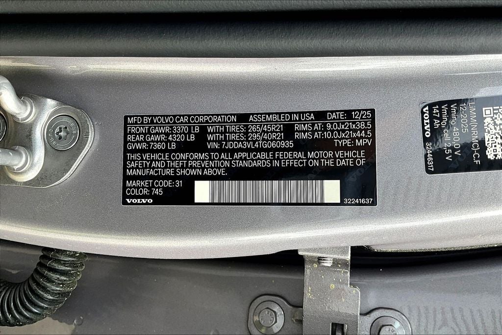 2026 Volvo EX90 Twin Motor Performance Ultra 7-Seater