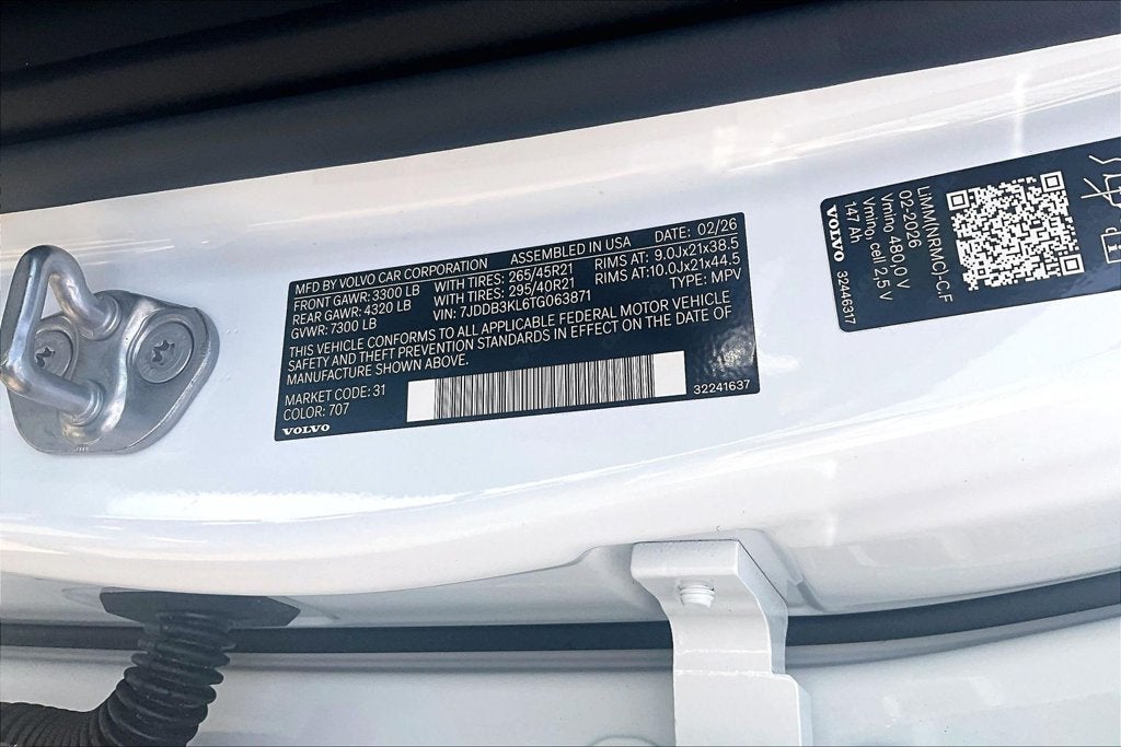 2026 Volvo EX90 Twin Motor Ultra 6-Seater