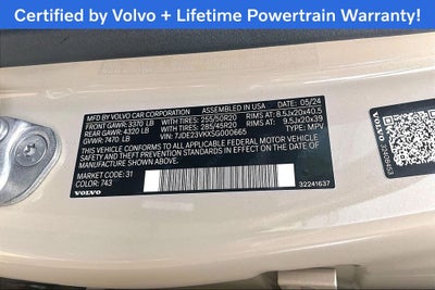 2025 Volvo EX90 Twin Motor Performance Plus 7-Seater