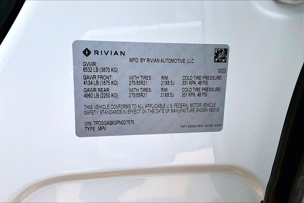 2023 Rivian R1S Adventure