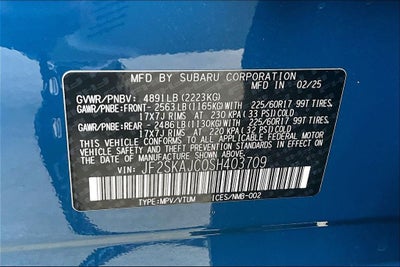 2025 Subaru Forester Wilderness