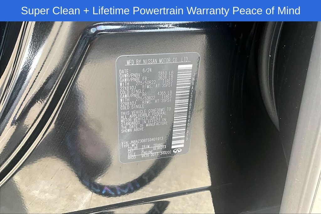 2025 INFINITI QX80 SENSORY