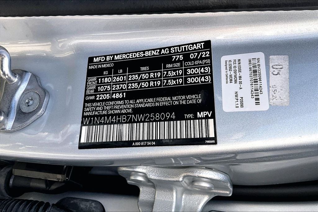 2022 Mercedes-Benz GLB GLB 250 4MATIC®