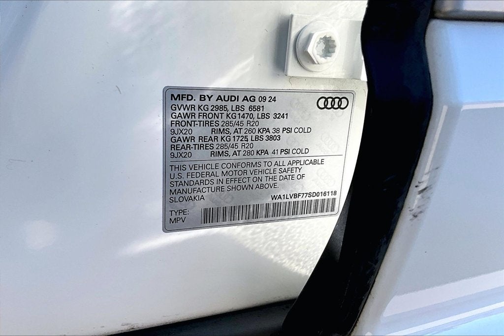 2025 Audi Q7 55 Premium Plus quattro