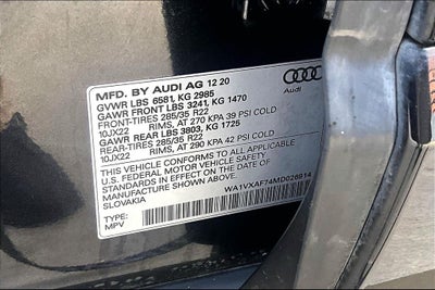2021 Audi Q7 55 Prestige quattro