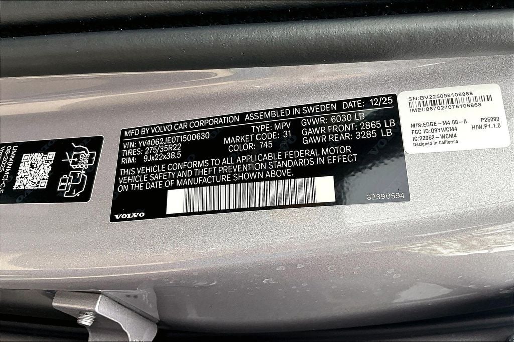 2026 Volvo XC90 B6 Plus 6-Seater