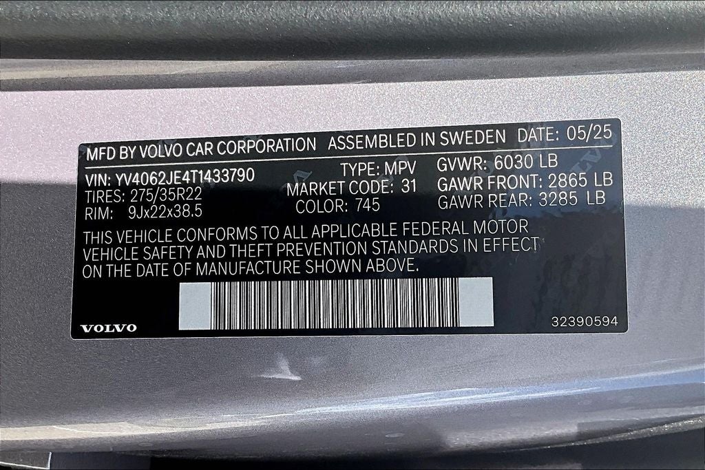 2026 Volvo XC90 B6 Plus 6-Seater