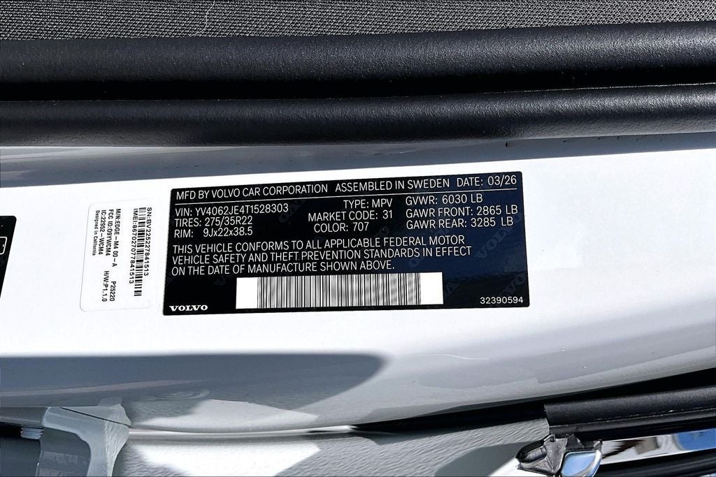 2026 Volvo XC90 B6 Plus 6-Seater