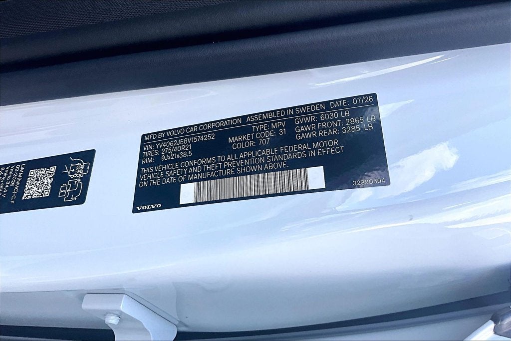 2027 Volvo XC90 B6 Plus 6-Seater