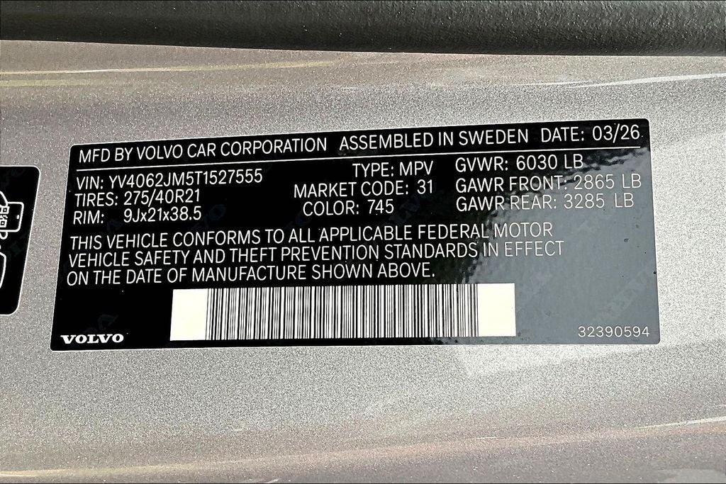 2026 Volvo XC90 B6 Ultra