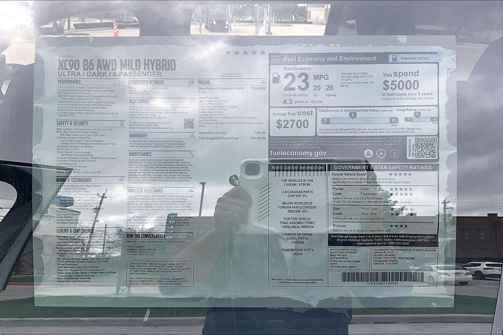 2026 Volvo XC90 B6 Ultra