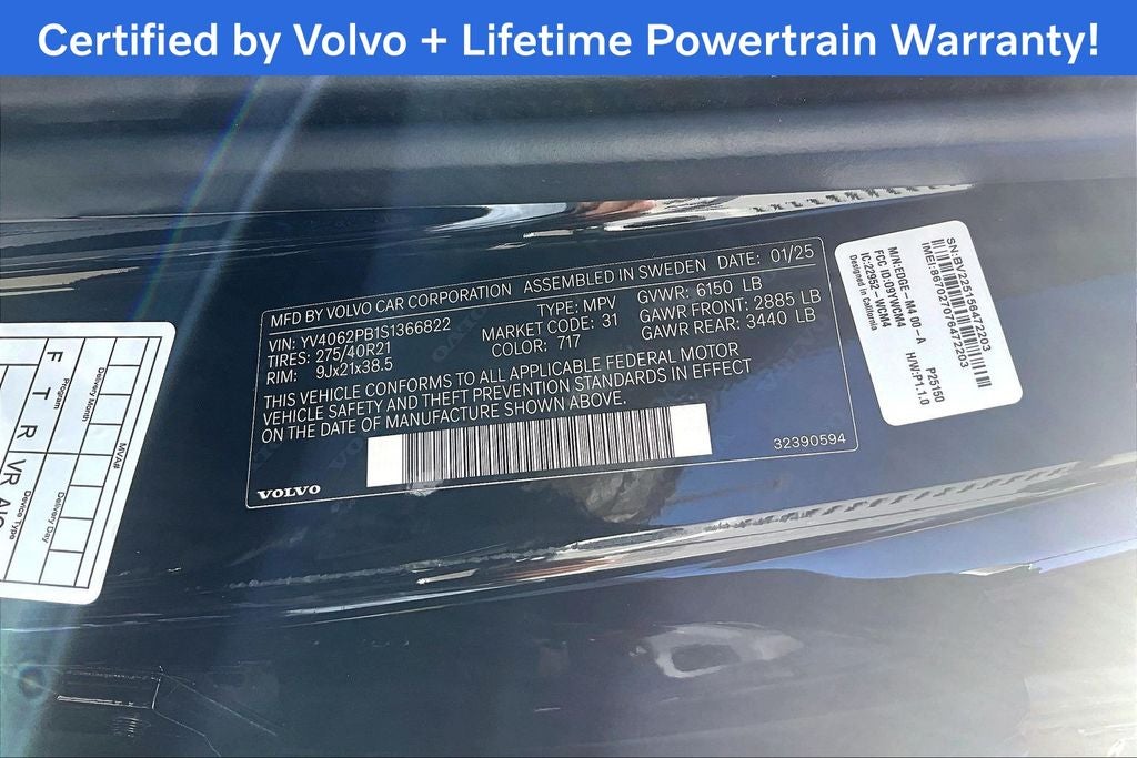 2025 Volvo XC90 B6 Plus 7-Seater 2025.5