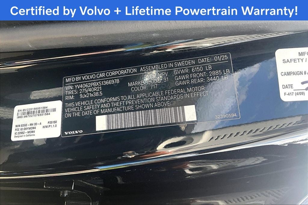 2025 Volvo XC90 B6 Plus 7-Seater 2025.5