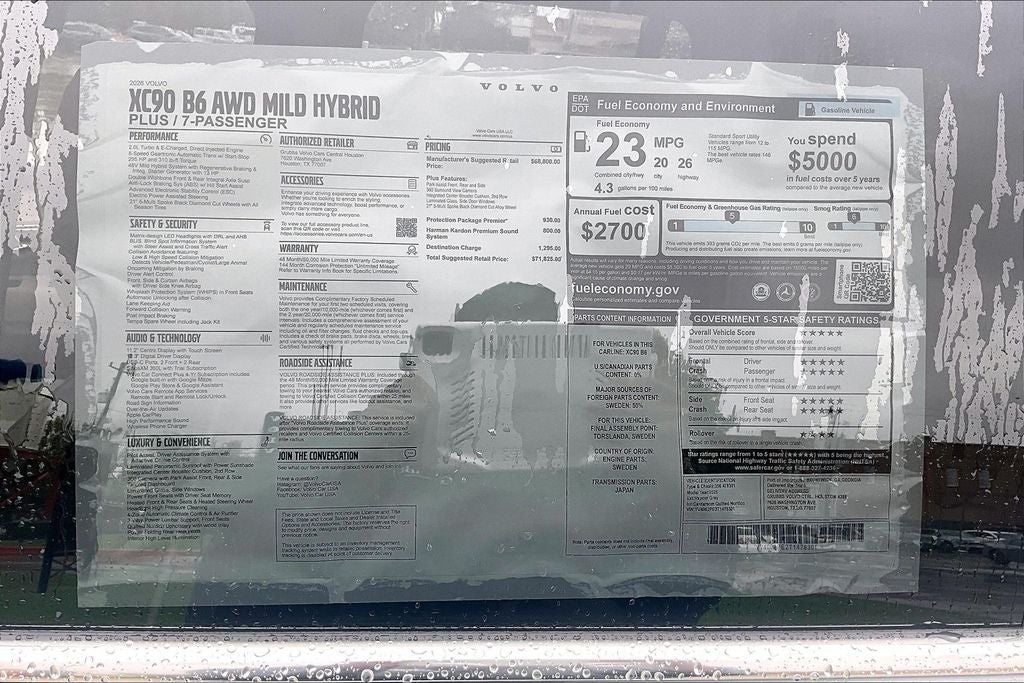 2026 Volvo XC90 B6 Plus 7-Seater