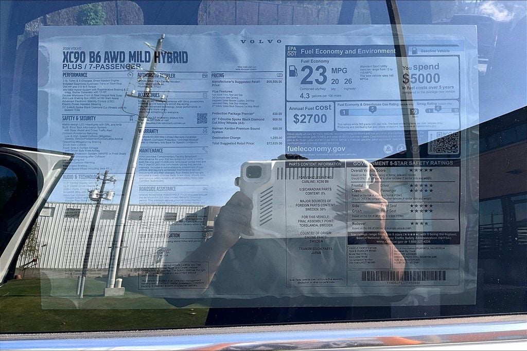 2026 Volvo XC90 B6 Plus 7-Seater