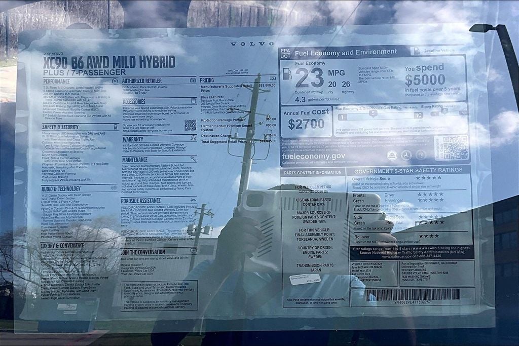 2026 Volvo XC90 B6 Plus 7-Seater