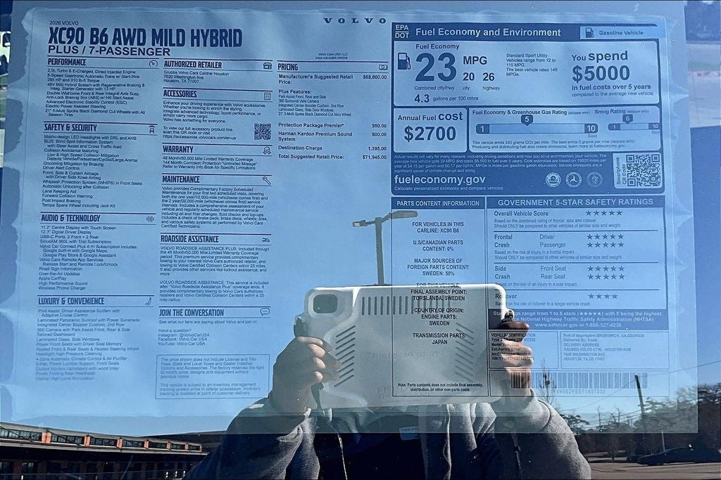 2026 Volvo XC90 B6 Plus 7-Seater