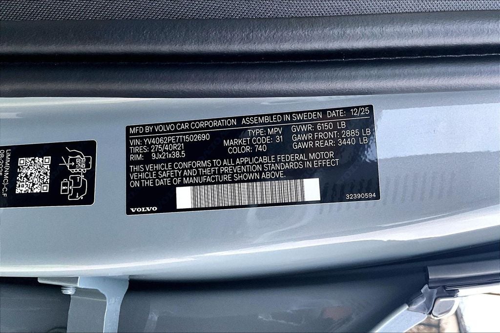 2026 Volvo XC90 B6 Plus 7-Seater