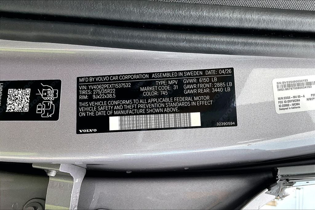 2026 Volvo XC90 B6 Plus 7-Seater