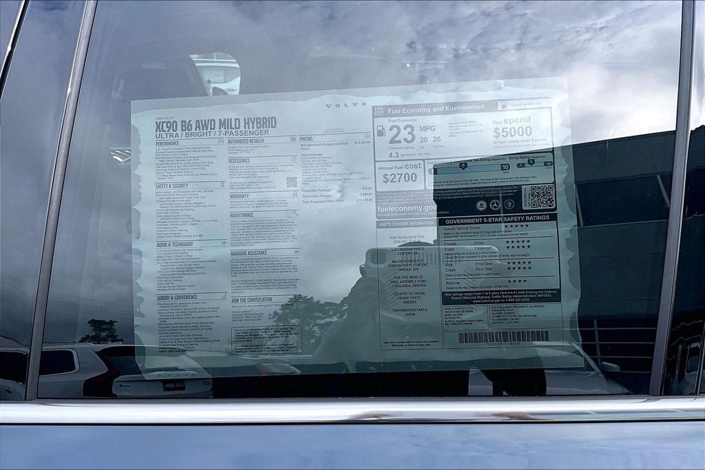 2026 Volvo XC90 B6 Ultra