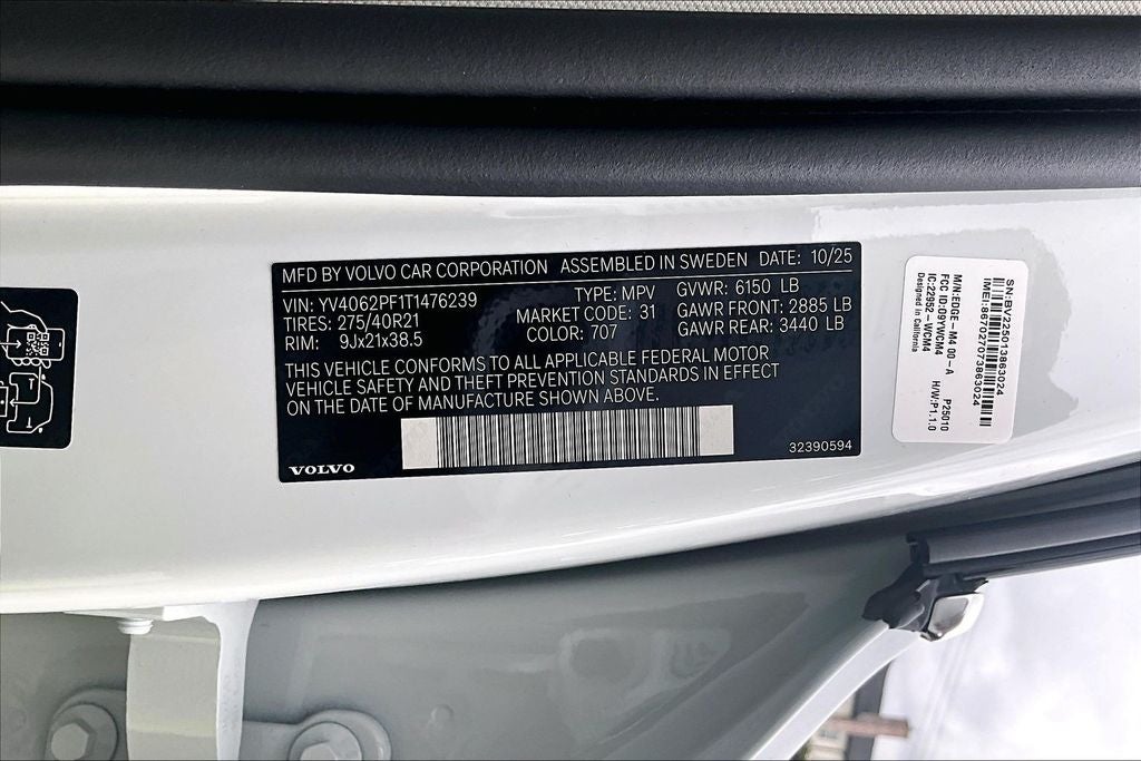 2026 Volvo XC90 B6 Ultra