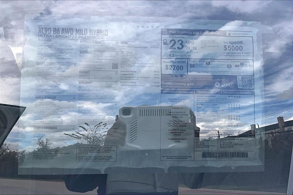 2026 Volvo XC90 B6 Ultra