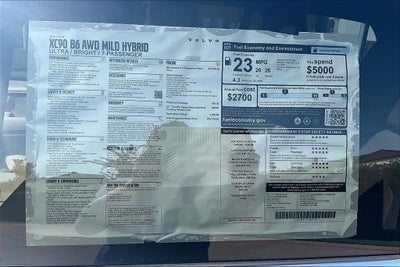 2026 Volvo XC90 B6 Ultra