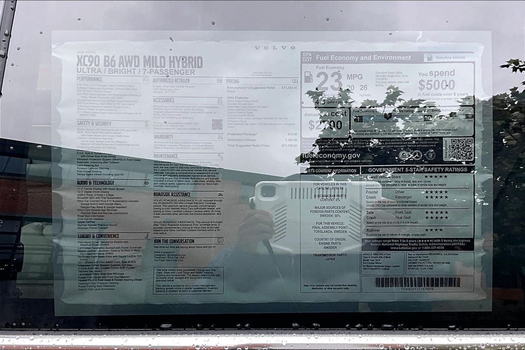 2026 Volvo XC90 B6 Ultra