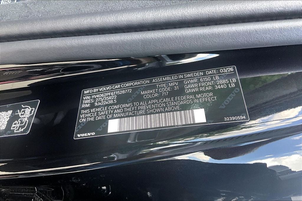 2026 Volvo XC90 B6 Ultra
