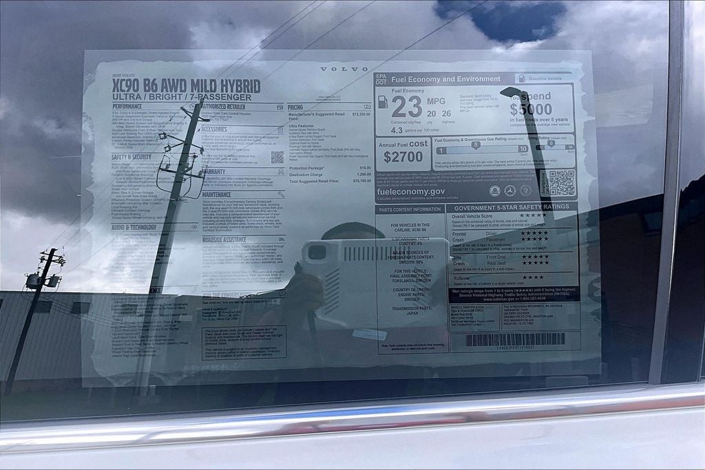 2026 Volvo XC90 B6 Ultra