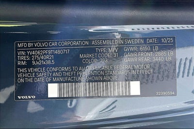 2026 Volvo XC90 B6 Ultra