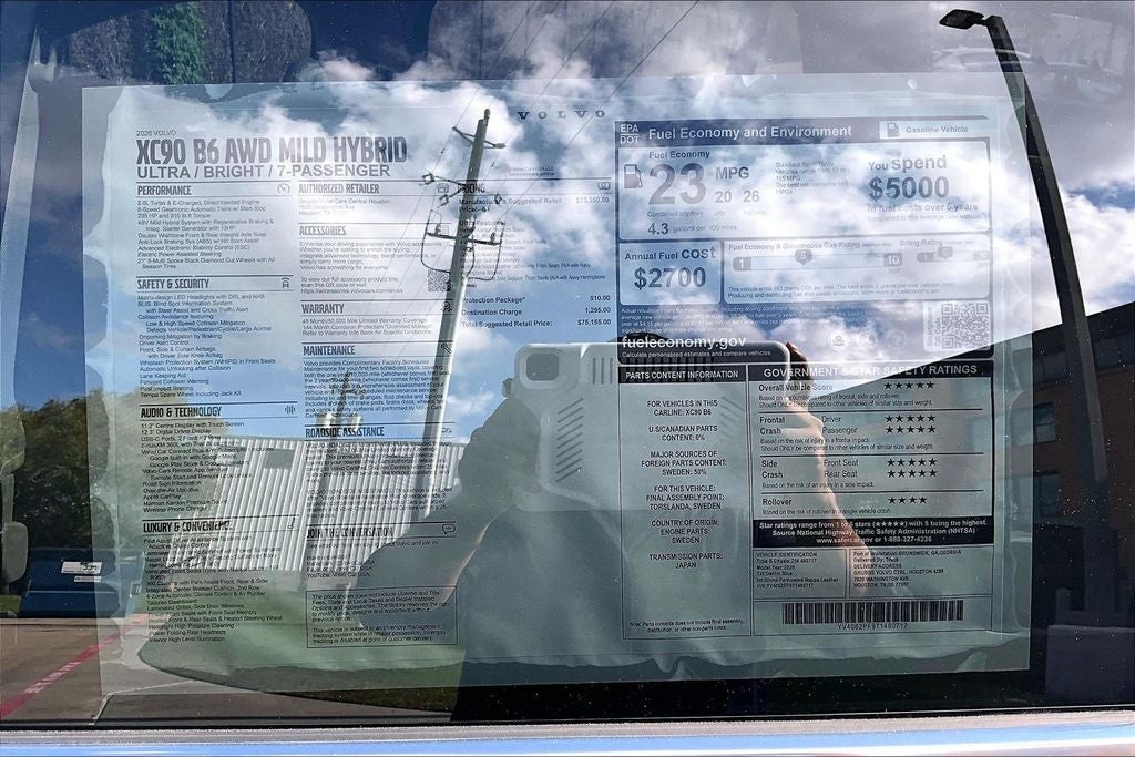 2026 Volvo XC90 B6 Ultra
