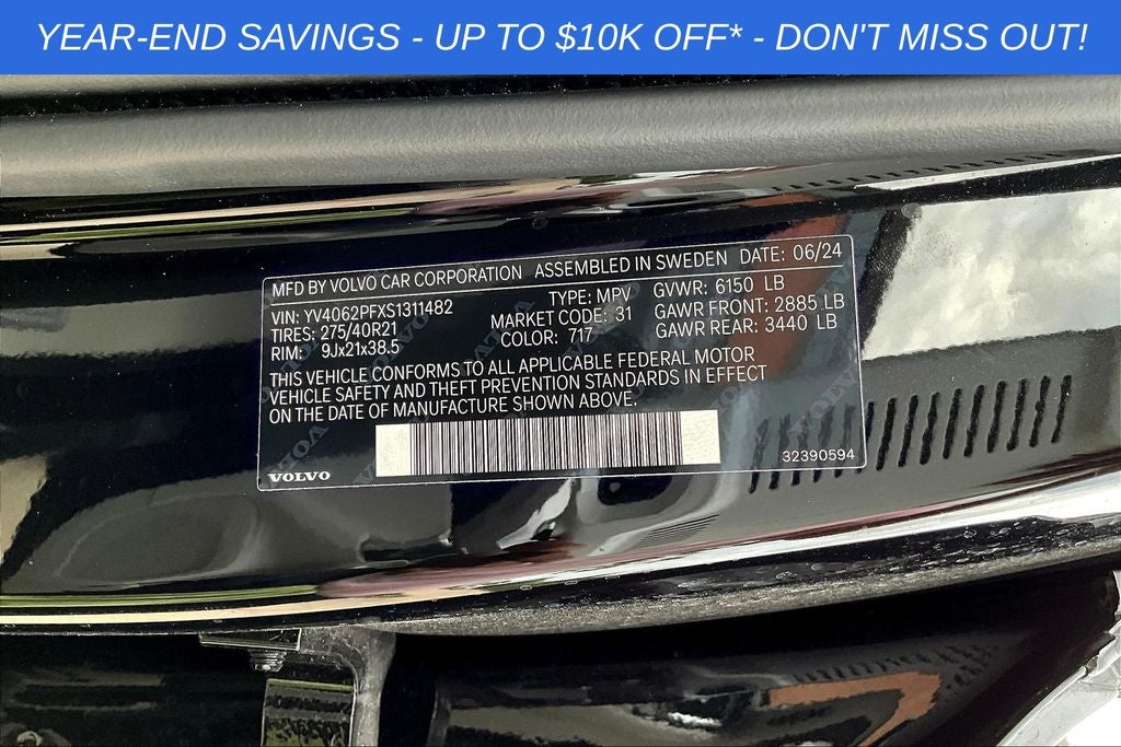 2025 Volvo XC90 B6 Ultra