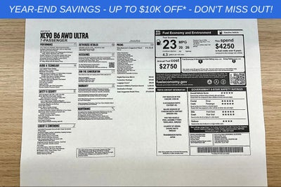 2025 Volvo XC90 B6 Ultra