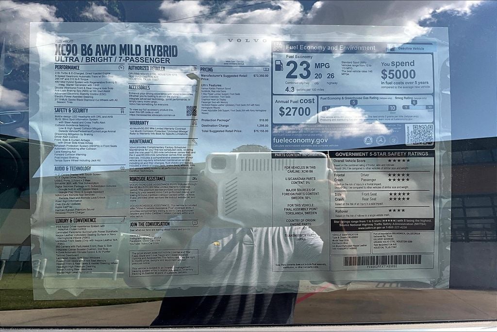 2026 Volvo XC90 B6 Ultra