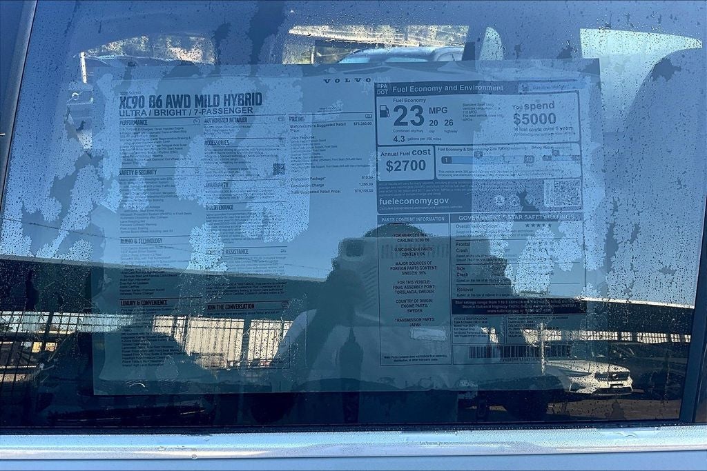 2026 Volvo XC90 B6 Ultra