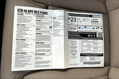 2026 Volvo XC90 B6 Ultra