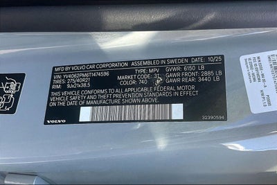 2026 Volvo XC90 B6 Ultra