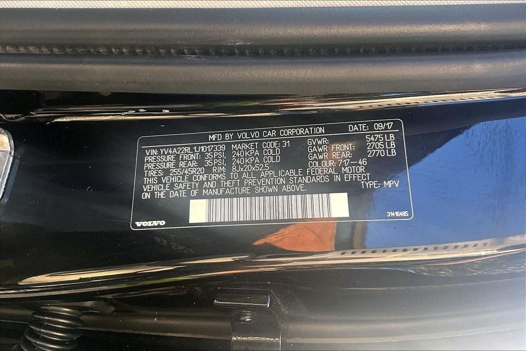 2018 Volvo XC60 T6 Inscription