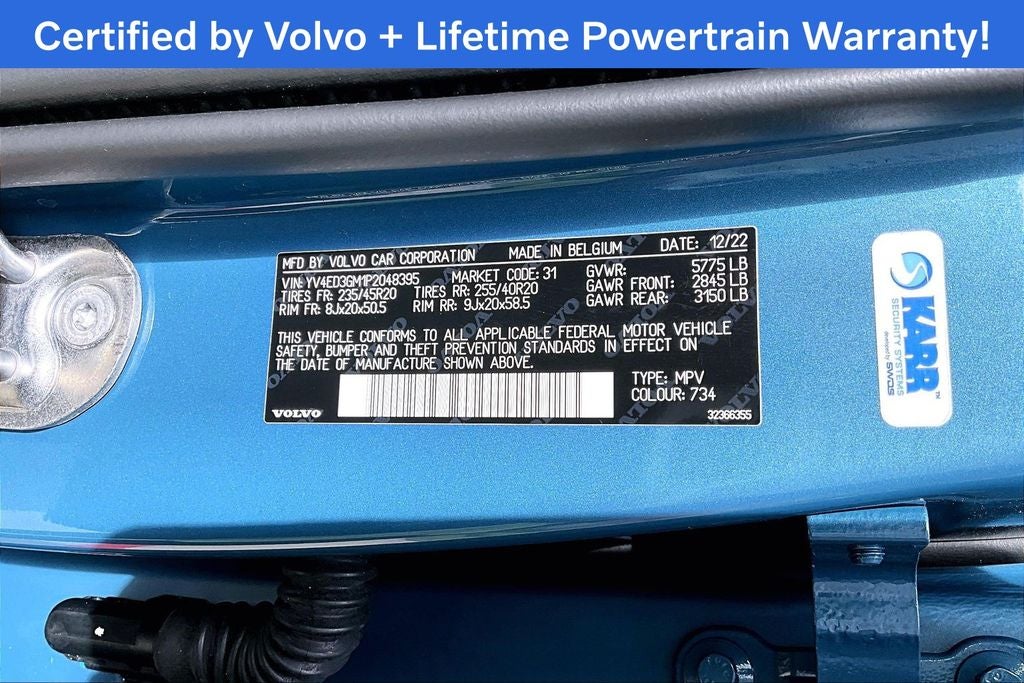 2023 Volvo C40 Recharge Pure Electric Ultimate