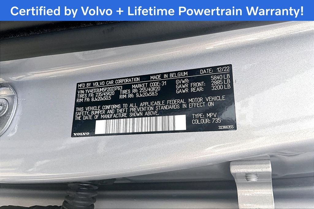 2023 Volvo XC40 Recharge Pure Electric Ultimate