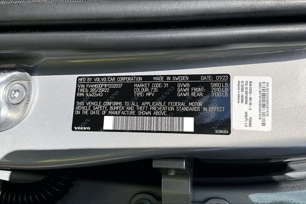 2023 Volvo XC60 Recharge Plug-In Hybrid T8 Polestar