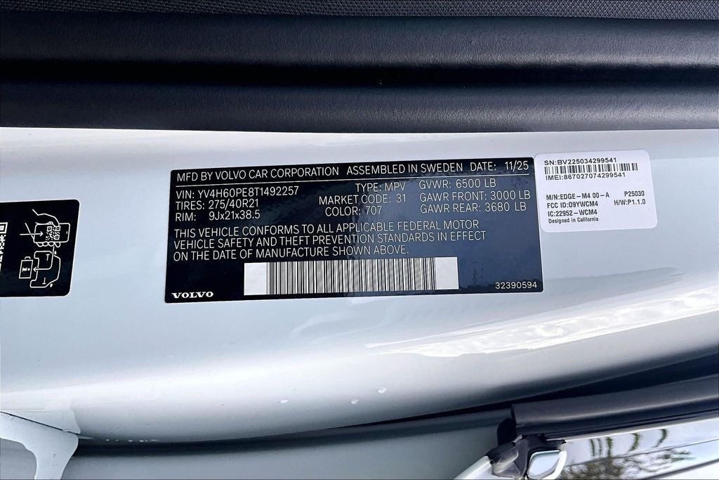 2026 Volvo XC90 Plug-In Hybrid T8 Plus 7 Passenger