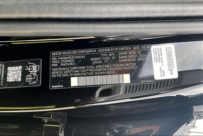 2026 Volvo XC90 Plug-In Hybrid T8 Plus 7 Passenger