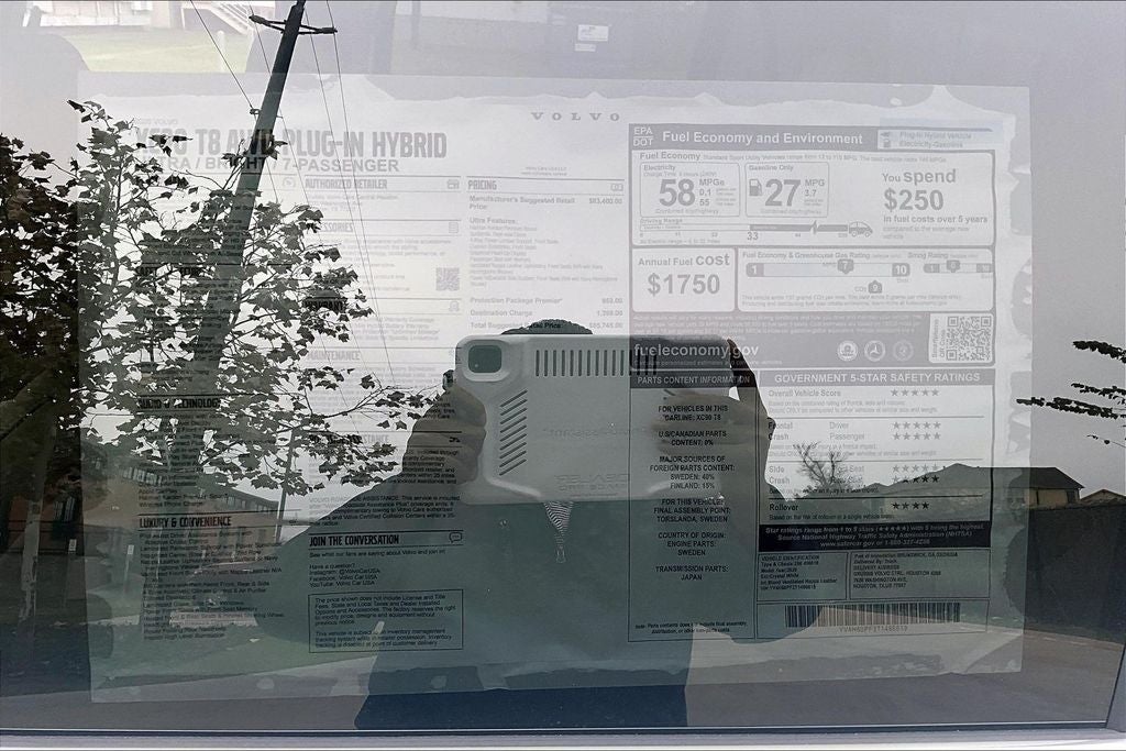 2026 Volvo XC90 Plug-In Hybrid T8 Ultra 7 Passenger